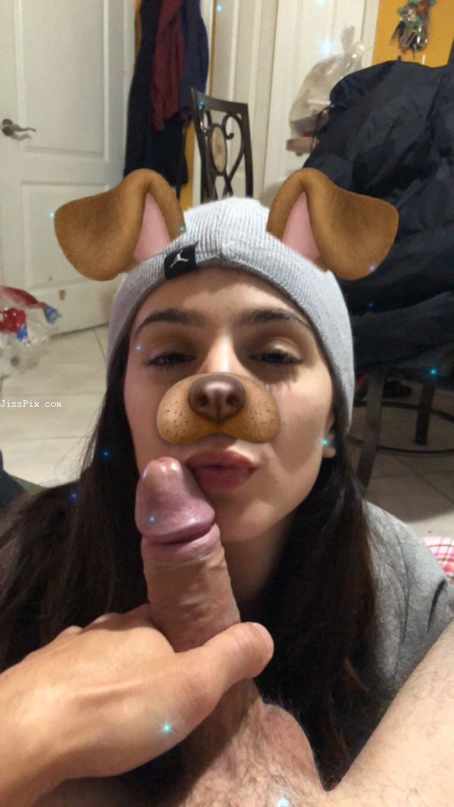 Teen snapchat blowjob