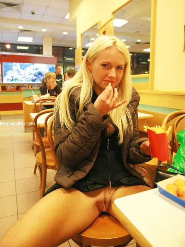 This Instagram Account Captures Naked People Posing Showing Pussy In Mc Donalds