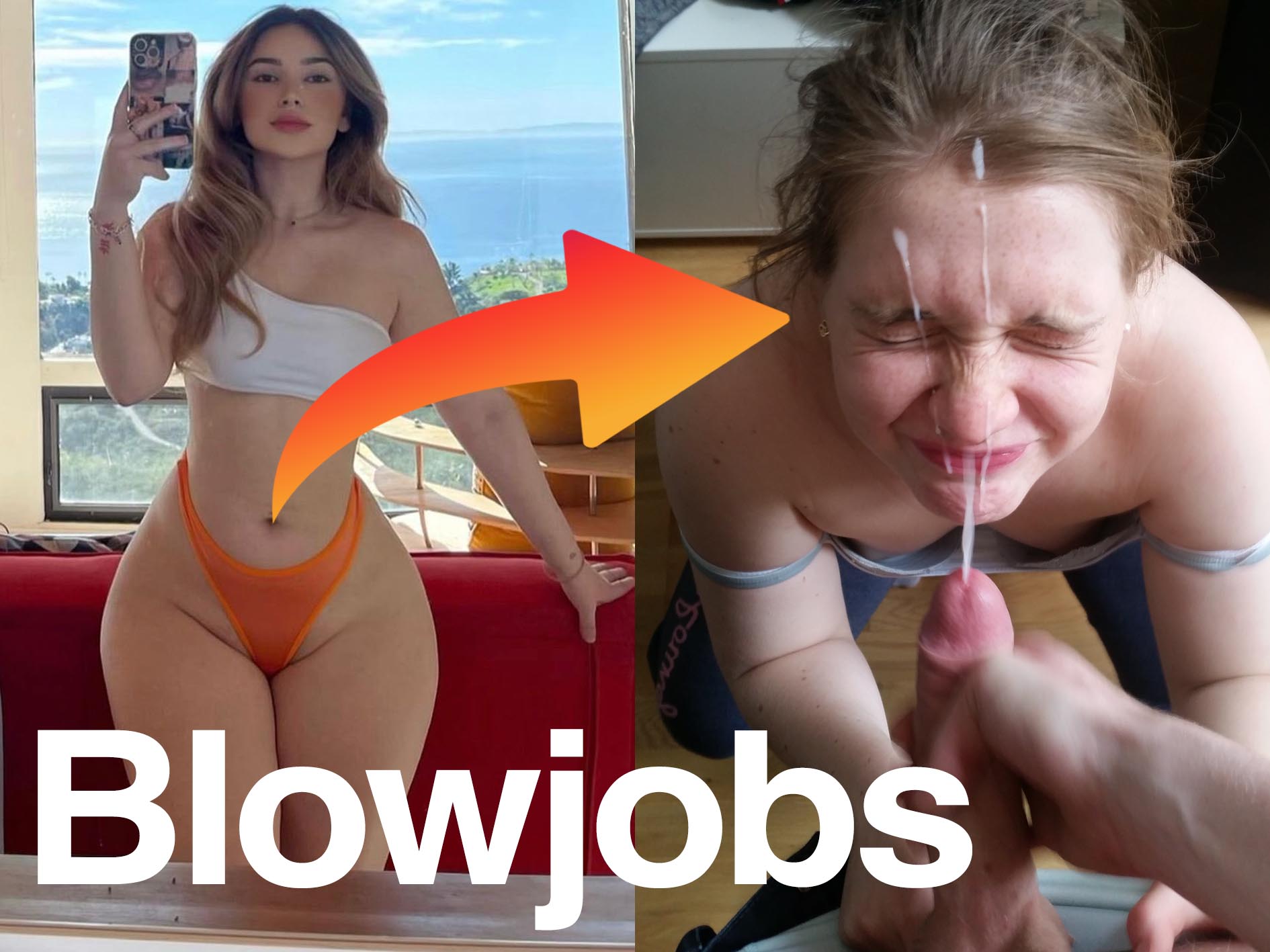 Blowjob Cum Face Porn Videos photo